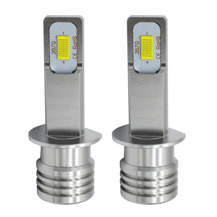 2 PCS H1 72W 1000LM 6000-6500K Super Bright Car Fog Light LED Bulbs, DC 12-24V