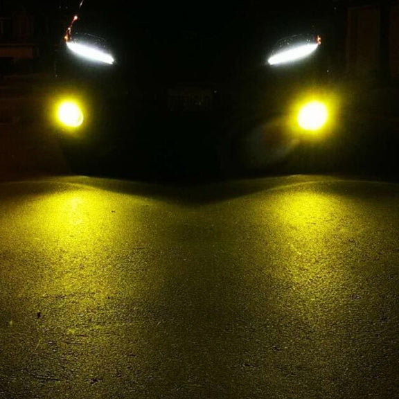 2 PCS H1 72W 1000LM 6000-6500K Super Bright Car Fog Light LED Bulbs, DC 12-24V