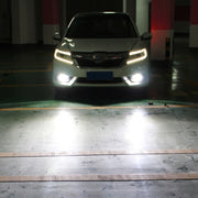 2 PCS H1 72W 1000LM 6000-6500K Super Bright Car Fog Light LED Bulbs, DC 12-24V