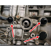 M28~10AN Black Engine Rear Block Breather Fitting Adapter for Honda Oil Catch Can B16 B18C