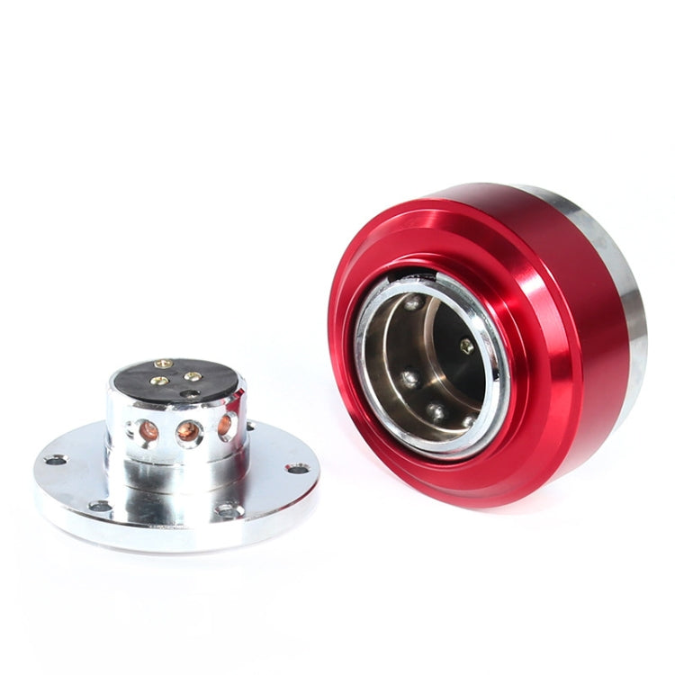 Universal 60mm Car Steering Wheel Quick Release HUB Racing Adapter Snap Off Boss Kit(Black)