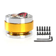 Universal 60mm Car Steering Wheel Quick Release HUB Racing Adapter Snap Off Boss Kit(Gold) - Other Tools by PMC TechLife | Online Shopping South Africa | PMC TechLife | Buy Now Pay Later Mobicred