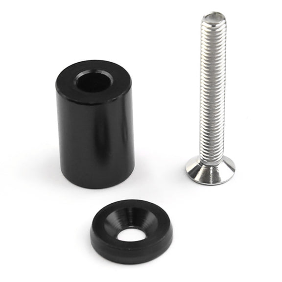4 PCS Car Modified Isolation Column Engine Cover Blocked Up Screw Engine Turbine Ventilation Gasket Screw Washer (Black)