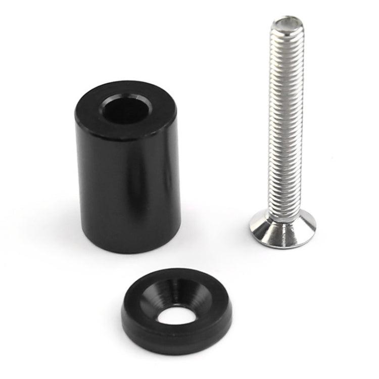 4 PCS Car Modified Isolation Column Engine Cover Blocked Up Screw Engine Turbine Ventilation Gasket Screw Washer (Black)