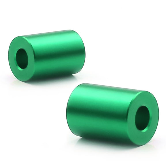 4 PCS Car Modified Isolation Column Engine Cover Blocked Up Screw Engine Turbine Ventilation Gasket Screw Washer (Green)