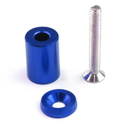 4 PCS Car Modified Isolation Column Engine Cover Blocked Up Screw Engine Turbine Ventilation Gasket Screw Washer (Blue)
