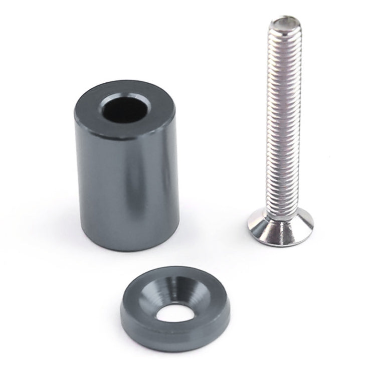 4 PCS Car Modified Isolation Column Engine Cover Blocked Up Screw Engine Turbine Ventilation Gasket Screw Washer (Silver Grey)
