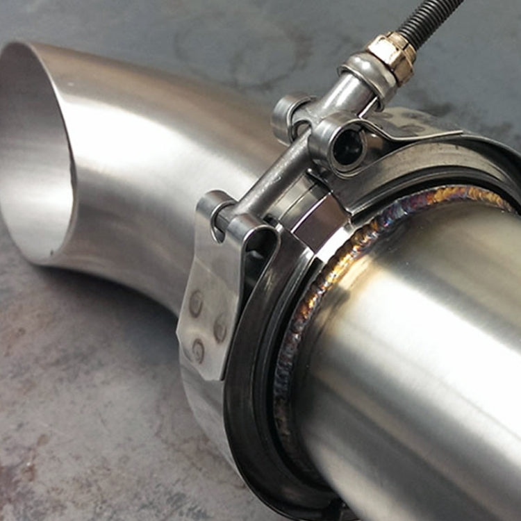4 inch Car Turbo Exhaust Downpipe V-Band Clamp Stainless Steel 304 Flange Clamp