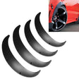 4 PCS Car Universal Fender Flares Wheel Eyebrow Black Not Painted Wheel Eyebrow - Mudguards by PMC TechLife | Online Shopping South Africa | PMC TechLife | Buy Now Pay Later Mobicred