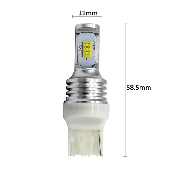 2 PCS T20/7440 72W 1000LM 6000-6500K Bright White Light Car Turn Backup LED Bulbs Reversing Lights, DC 12-24V