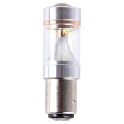 2 PCS 1157/BAY15D 30W 350 LM 6000K White Light 6 LED Canbus Car Brake Light Bulb, DC 12V