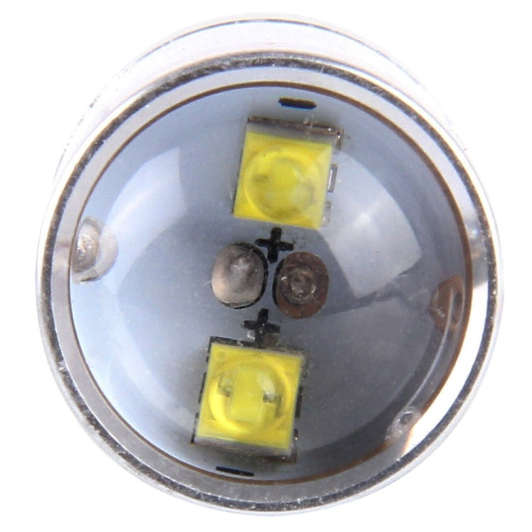 2 PCS 1157/BAY15D 30W 350 LM 6000K White Light 6 LED Canbus Car Brake Light Bulb, DC 12V