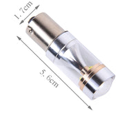 2 PCS 1156/BA15S  350LM 6000K 30W White Light 6 LED Canbus Car Reversing Light / Turn Light, DC 12V