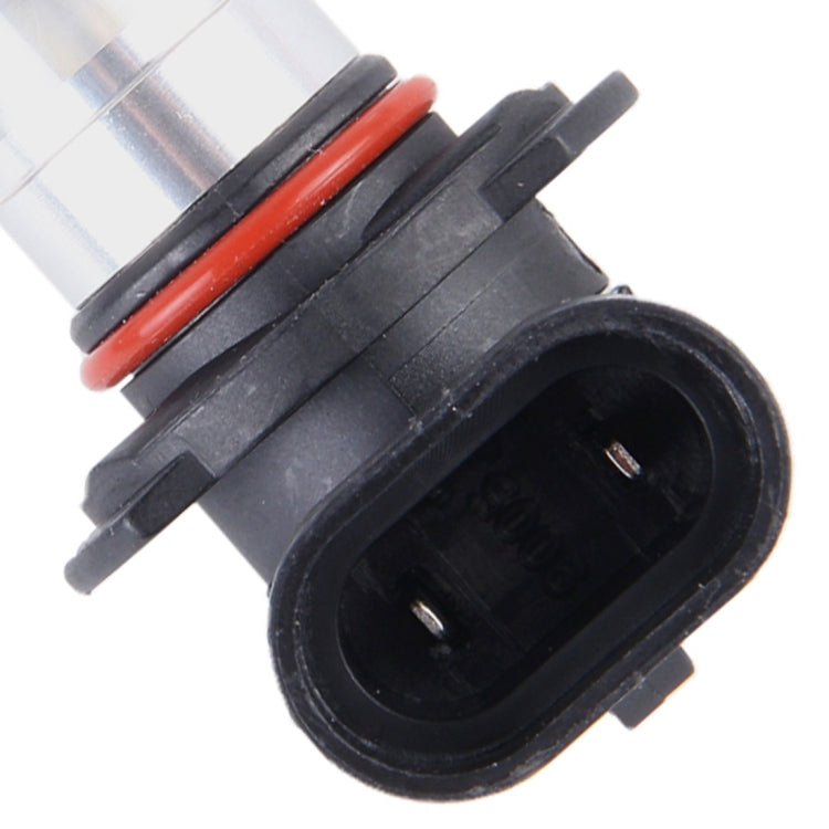 2 PCS 9006 350 LM 6000K 30W White Light 6 LED Car Fog Light Bulb, DC 12V