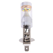 2 PCS H1 30W 350 LM 6000K White Light 6 LED Car Fog Light Bulb, DC 12V