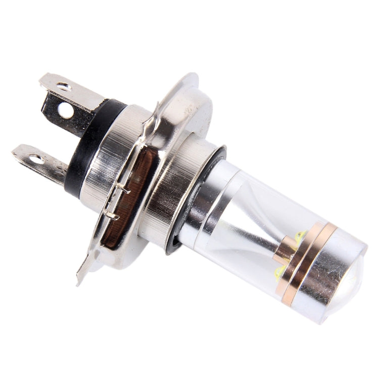 2 PCS H4 350 LM 6000K 30W White Light 6 LED Car Fog Light Bulb, DC 12V