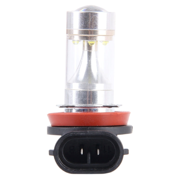 2 PCS H8/H11 30W 350 LM 6000K  White Light 6 LED Car Fog Light Bulb, DC 12V