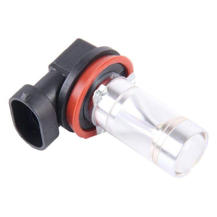 2 PCS H8/H11 30W 350 LM 6000K  White Light 6 LED Car Fog Light Bulb, DC 12V