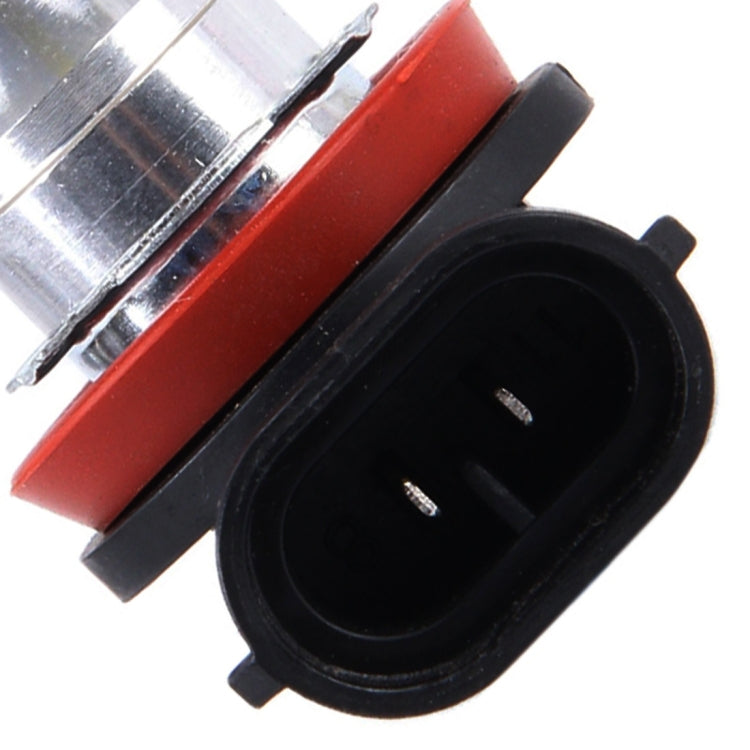 2 PCS H8/H11 30W 350 LM 6000K  White Light 6 LED Car Fog Light Bulb, DC 12V