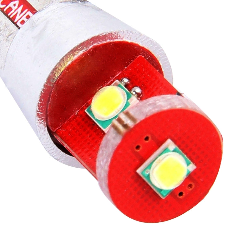 2 PCS T10 800 LM 6000K 10W 3 LED White Light Clearance Light.DC 12V.