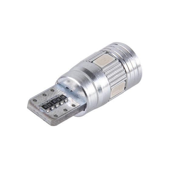 2PCS T10 3W 6 SMD 5630 LED Error-Free Canbus Car Clearance Lights Lamp, DC 12V(Green Light)