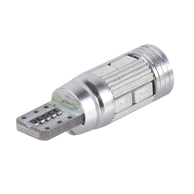 2 PCS T10 6W 10 SMD 5630 LED Error-Free Canbus Car Clearance Lights Lamp, DC 12V(Red Light)