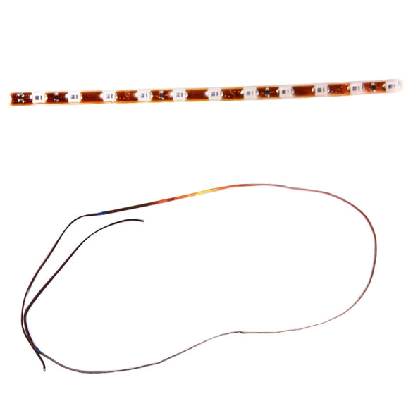 5 PCS 45 LED 3528 SMD Water-resistant Flexible Car Strip Light for Car Decoration, DC 12V, Length: 90cm(Pink Light)