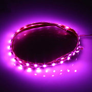 5 PCS 45 LED 3528 SMD Water-resistant Flexible Car Strip Light for Car Decoration, DC 12V, Length: 90cm(Pink Light)