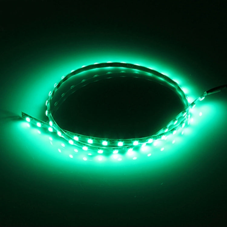 5 PCS 45 LED 3528 SMD Water-resistant Flexible Car Strip Light for Car Decoration, DC 12V, Length: 90cm(Green Light)