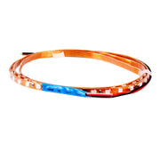 5 PCS Flow Style 45 LED 3528 SMD Water-resistant Flexible Car Strip Light for Car Decoration, DC 12V, Length: 90cm(Blue Light)