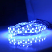 5 PCS Flow Style 45 LED 3528 SMD Water-resistant Flexible Car Strip Light for Car Decoration, DC 12V, Length: 90cm(Blue Light)