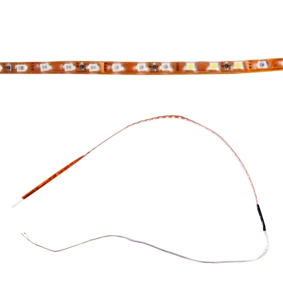 5 PCS Flow Style 45 LED 3528 SMD Water-resistant Flexible Car Strip Light for Car Decoration, DC 12V, Length: 90cm(Pink Light)