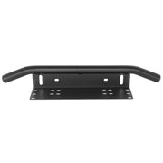 Universal License Plate Bumper Frame for Off-Road Jeep LED Work Light Bar Mounting Bracket with Front Bucket(Black)