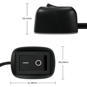 0.5m Jtron Car DIY Switch Drop Button Switch off / on DC 12 V for Fog Lights, DRL, LED Strips