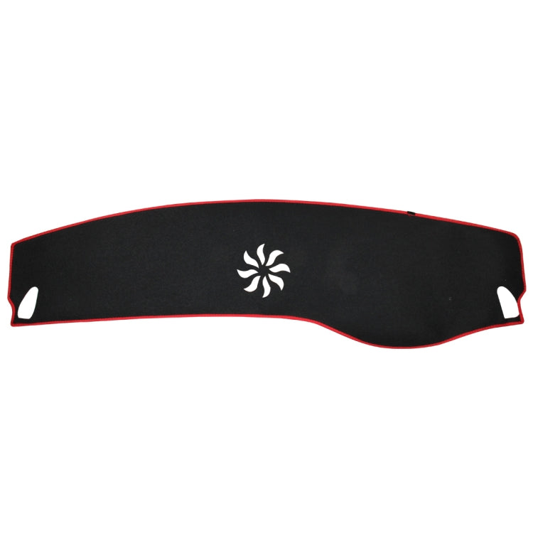 Left-hand Drive Car Dashboard Instrument Panel Sunscreen Car Mats Hood Cover for Mercedes-Benz C-Class 2015-2018 (Please note the model and year)(Red)