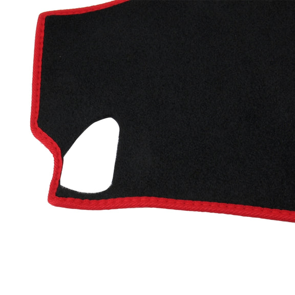 Dark Mat Car Dashboard Cover Car Light Pad Instrument Panel Sunscreen Car Mats for Cadillac (Please note the model and year)(Red)