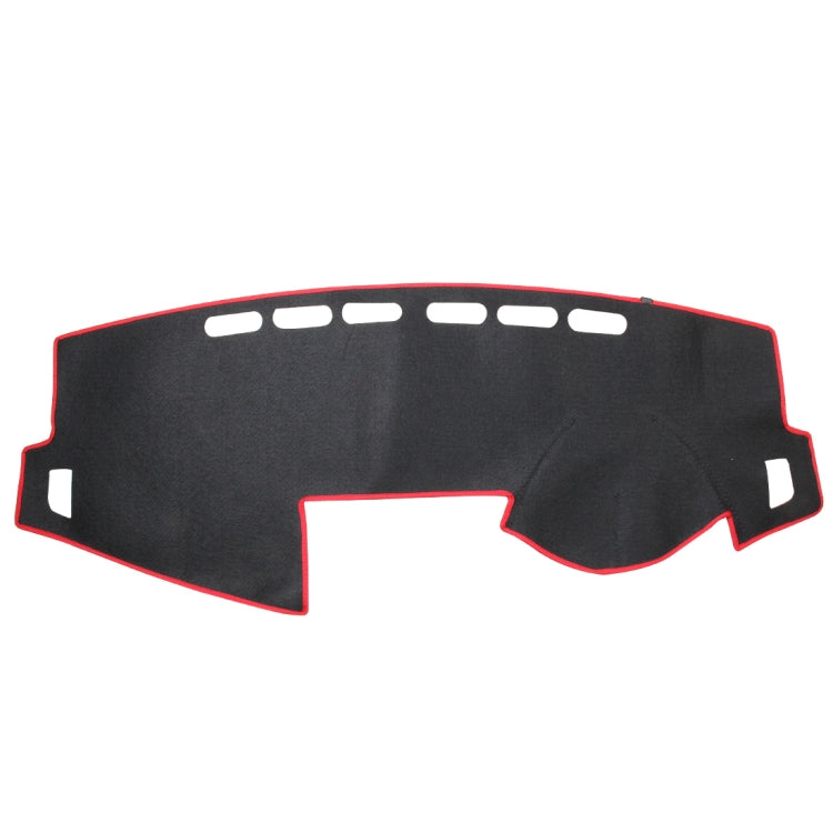 Dark Mat Car Dashboard Cover Car Light Pad Instrument Panel Sunscreen Car Mats for Trumpchi (Please note the model and year)(Red)