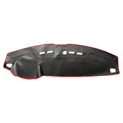 Left-hand Drive Dark Mat Car Dashboard Cover Car Light Pad Instrument Panel Sunscreen Car Mats for Land Rover Discovery 4 (Please note the model and year)(Red)