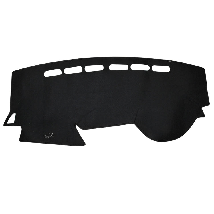 Car Light Instrument Panel Sunscreen Dashboard Mats Cover for Kia K2, Please Note Model and Year(Black)