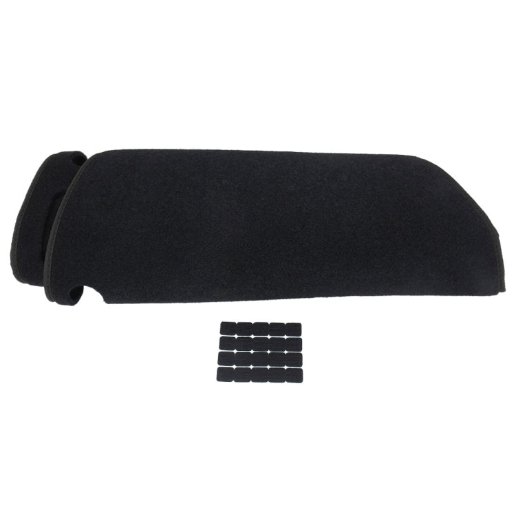 Car Light Instrument Panel Sunscreen Dashboard Mats Cover for Kia K2, Please Note Model and Year(Black)