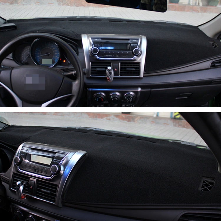 Car Light Instrument Panel Sunscreen Dark Mats Cover for Venucia B50 / R50(Black)