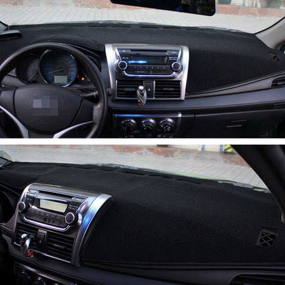 Car Light Instrument Panel Sunscreen Dashboard Mats Cover for Chevrolet Cruze (2015), Please Note Model and Year(Black)