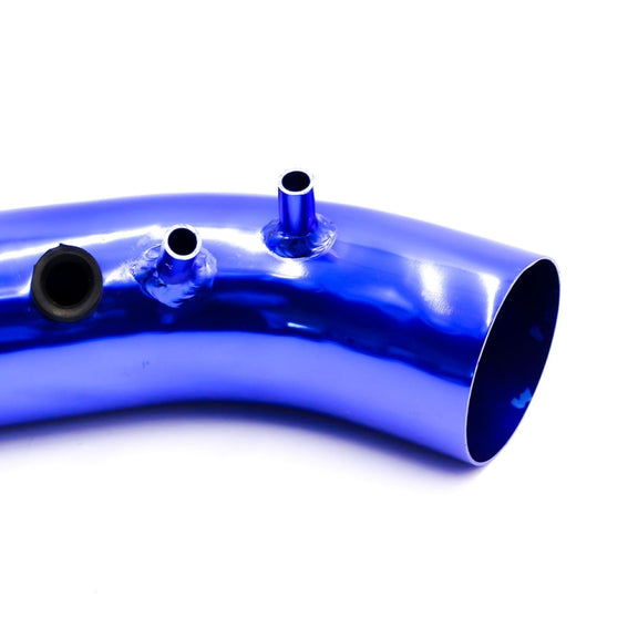 Universal  Air Intakes Short Cold Racing Aluminium Air Intake Pipe Hose with Cone Filter Kit System(Blue)