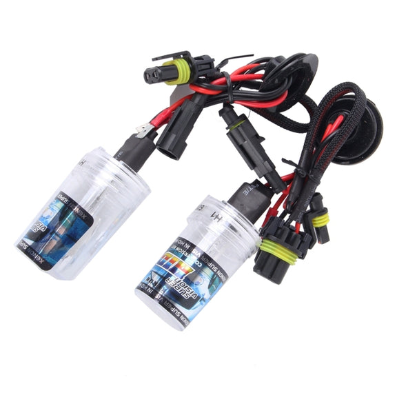 2PCS DC12V 35W H1 2800 LM HID Xenon Light Single Beam Super Vision Water-resistant Head Lamp, Color Temperature: 6000K(White Light)