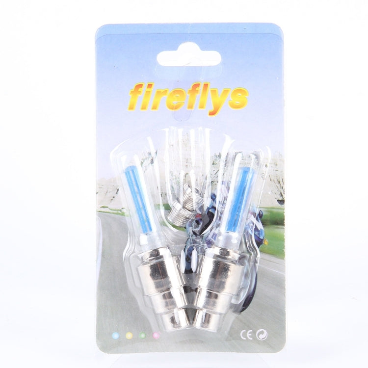 2 PCS Wheel Tyre Lamp With Battery for Car / Motorbike / Bike(Blue Light)