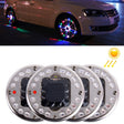 4 PCS Solar High Power Car LED Colorful Wheel Lights(Colorful Light) - Decorative Lights by PMC TechLife | Online Shopping South Africa | PMC TechLife | Buy Now Pay Later Mobicred