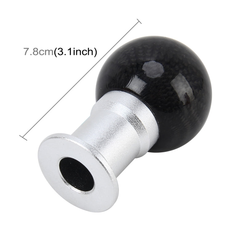 Universal Ball Shape Car Gear Shift Knob Modified Car Gear Shift Knob Auto Transmission Shift Lever Knob Carbon Lead Gear Knobs