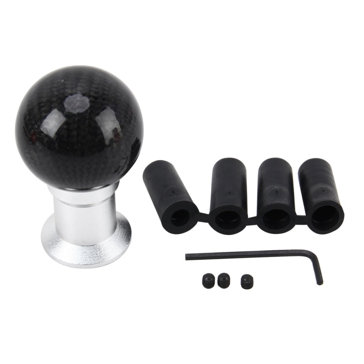Universal Ball Shape Car Gear Shift Knob Modified Car Gear Shift Knob Auto Transmission Shift Lever Knob Carbon Lead Gear Knobs