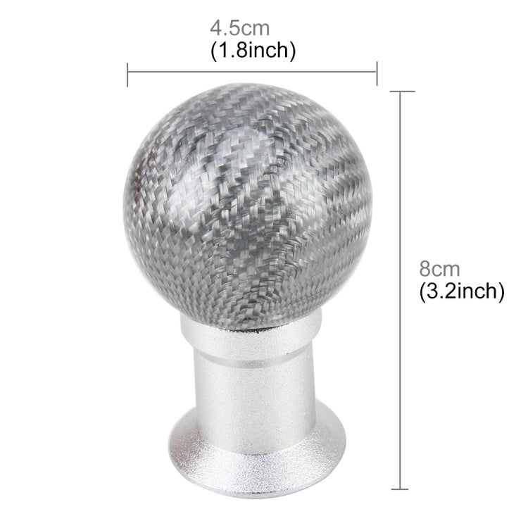 Universal Ball Shape Car Gear Shift Knob Modified Car Gear Shift Knob Auto Transmission Shift Lever Knob Carbon Lead Gear Knobs