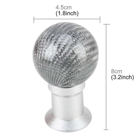 Universal Ball Shape Car Gear Shift Knob Modified Car Gear Shift Knob Auto Transmission Shift Lever Knob Carbon Lead Gear Knobs